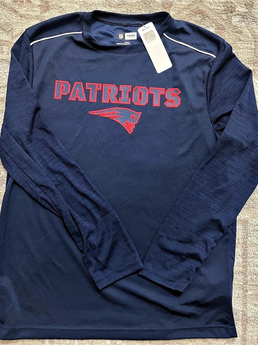Team NFL New England Patriots Team NFL jersey Men's Patriots Jersey in Blue &